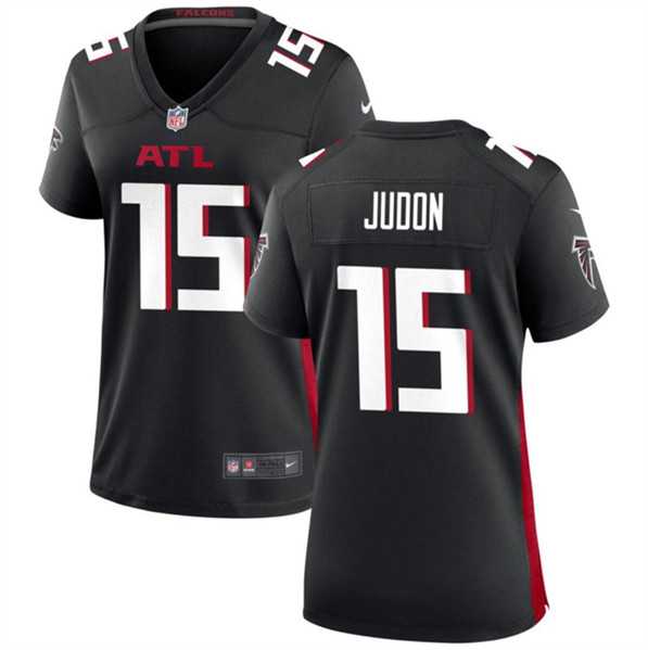 Women%27s Atlanta Falcons #15 Matthew Judon Black Stitched Jersey Dzhi